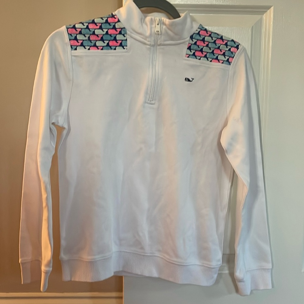 Vineyard Vines girls large (14) 3/4 zip - new tags